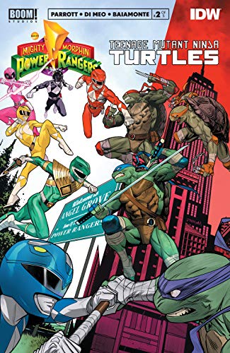 Mighty Morphin Power Rangers/Teenage Mutant Ninja Turtles (Single Issues) book cover 1
