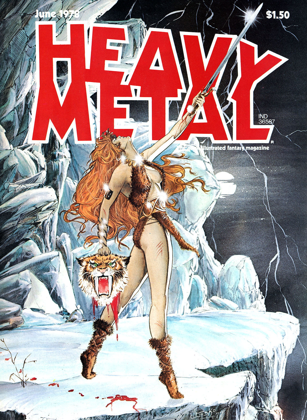 Heavy Metal, June 1978 book cover