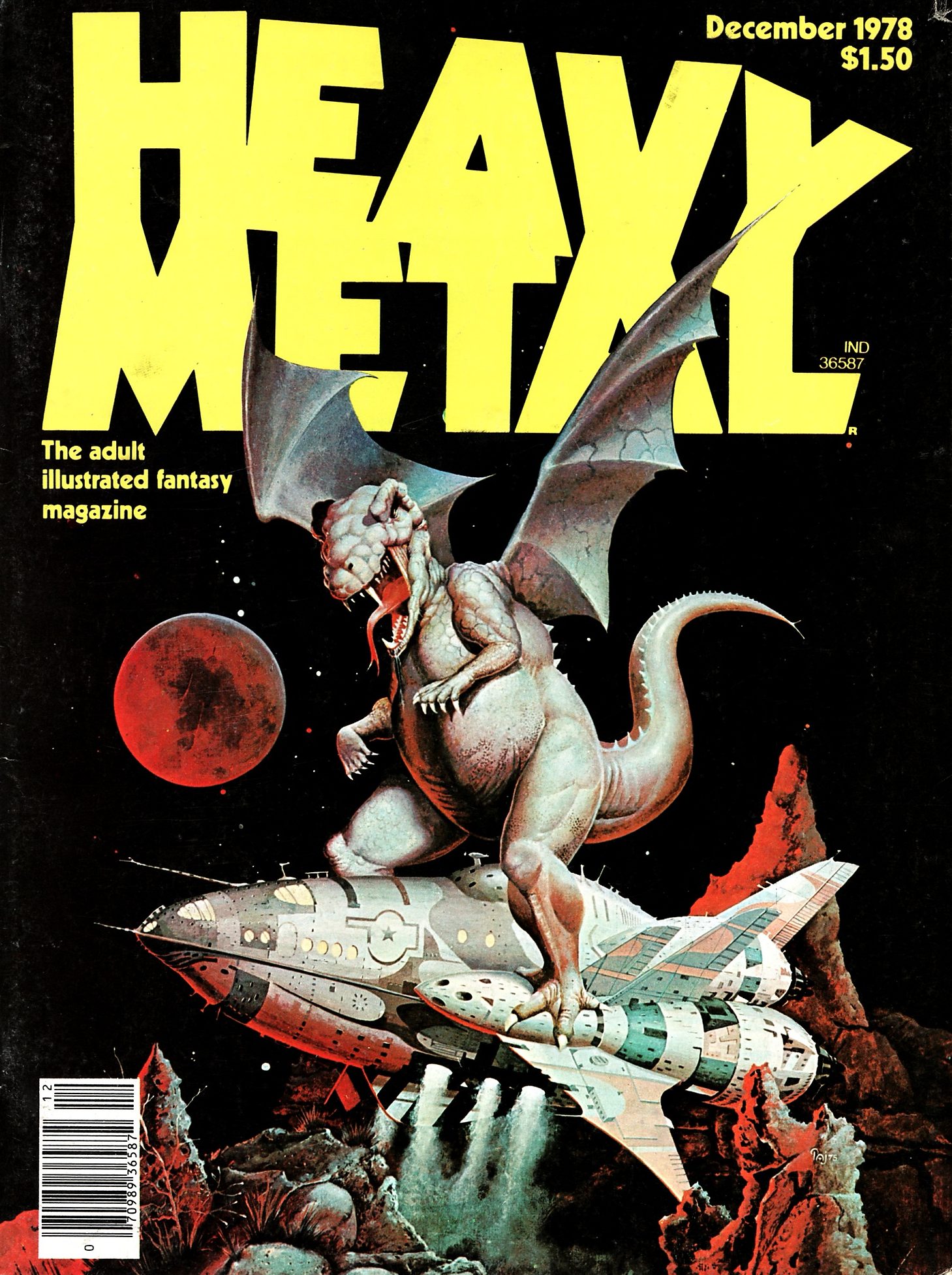 Heavy Metal, December 1978 book cover
