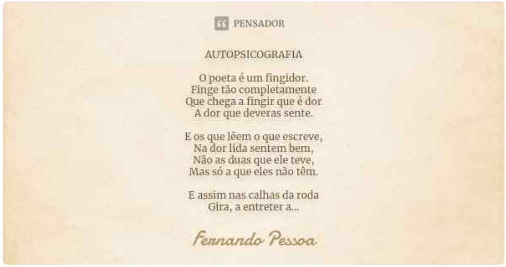 AUTOPSICOGRAFIA by Fernando Pessoa | Goodreads