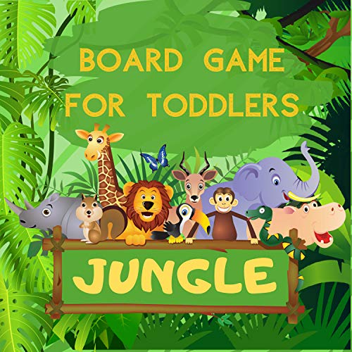Jungle Board Game For Toddlers Explore The Jungle, Guessing Game Book