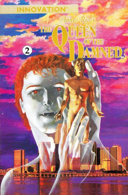 Anne Rice's The Queen of The Damned book cover 2