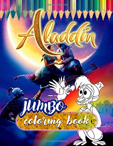 Aladdin Coloring Book: Super Fun Coloring Book For Kids and Adults by ...