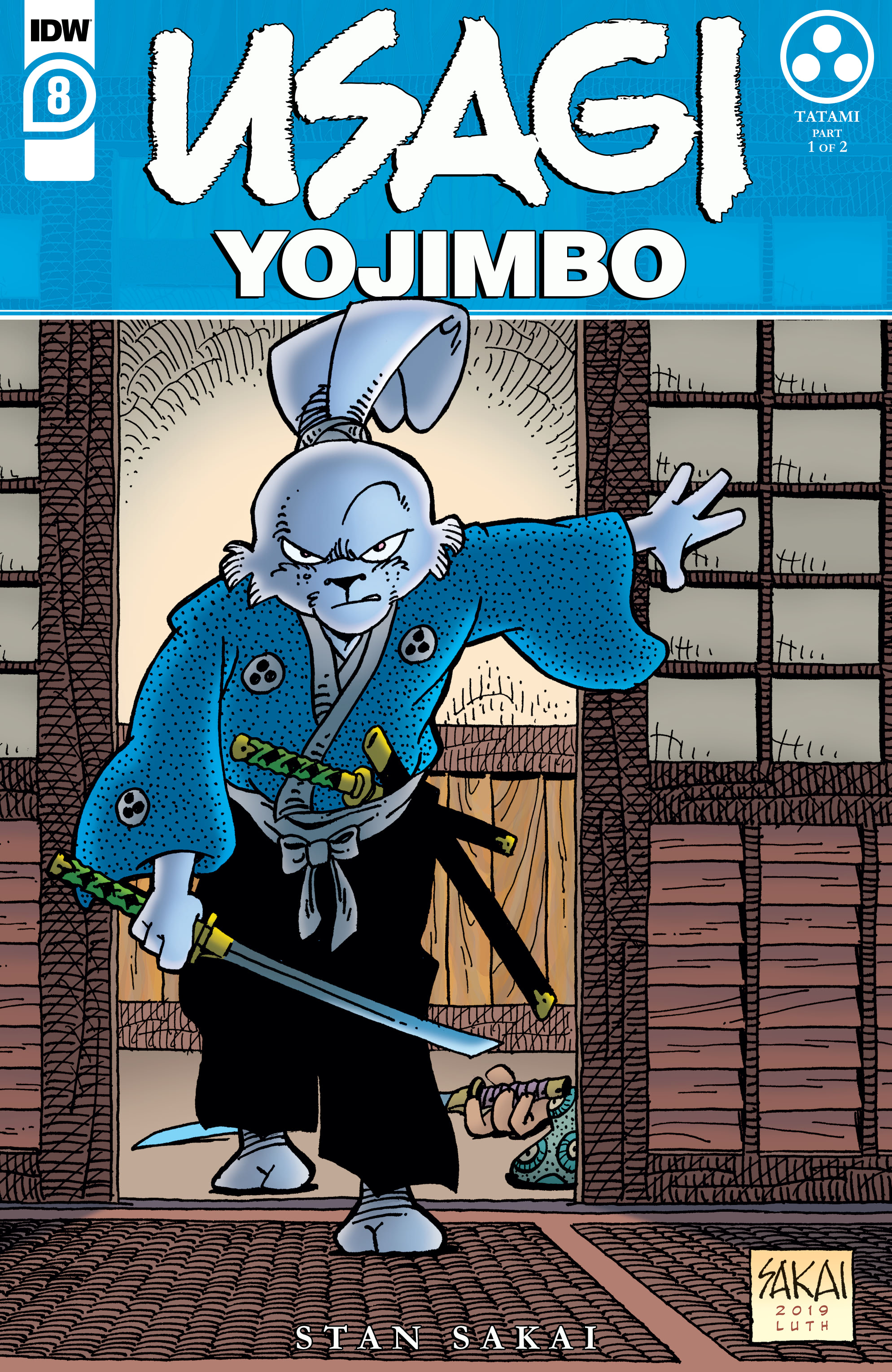 Usagi Yojimbo (2019) book cover 1