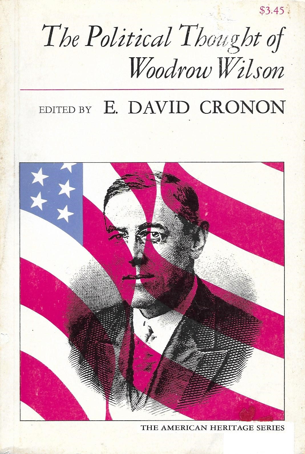 The Political Thought of Woodrow Wilson book cover