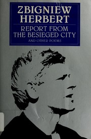 Report from the Besieged City and Other Poems book cover