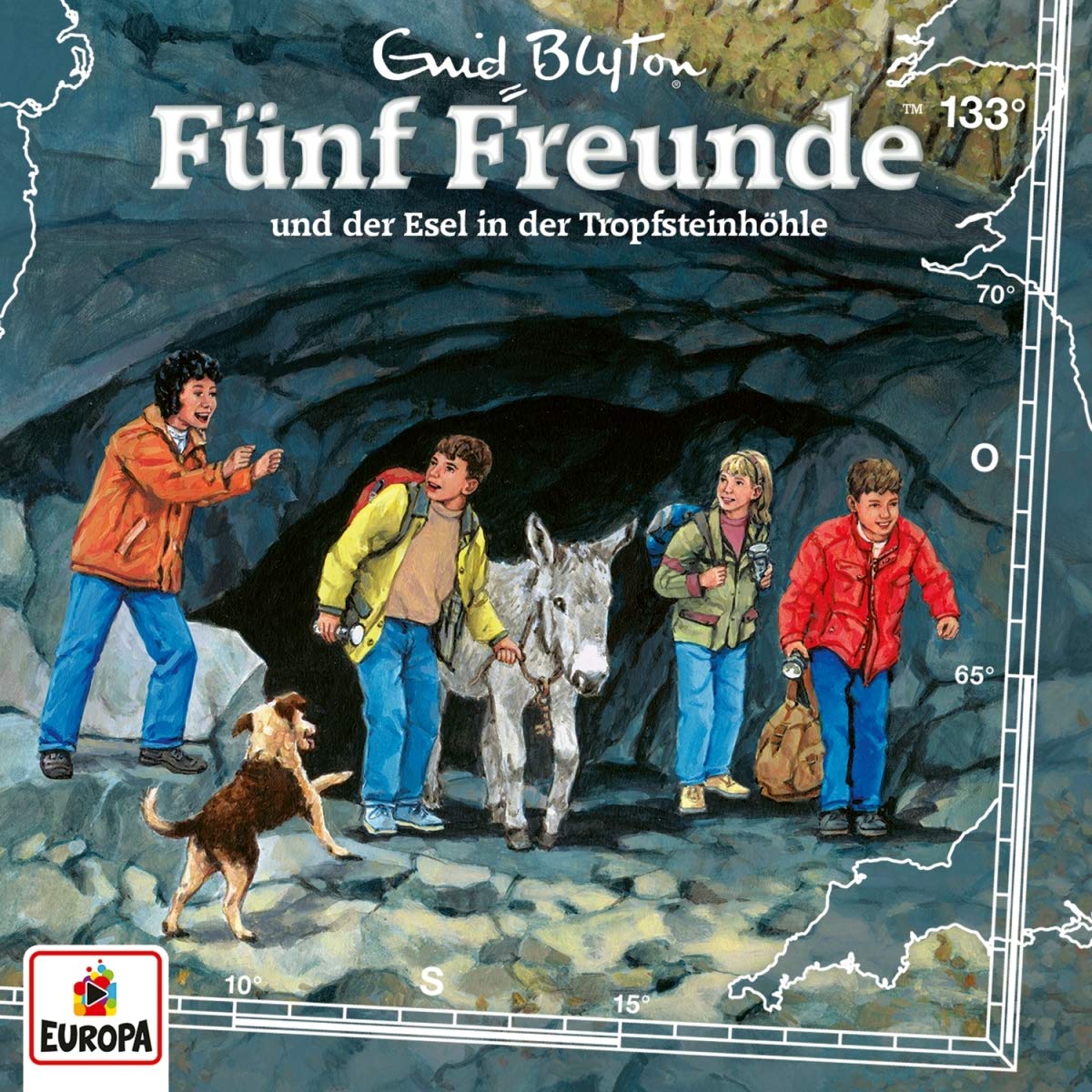 Fünf Freunde und der Esel in der Tropfsteinhöhle book cover