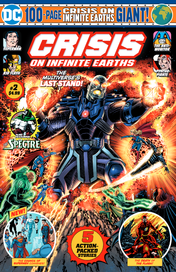 Crisis on Infinite Earths Giant book cover 1