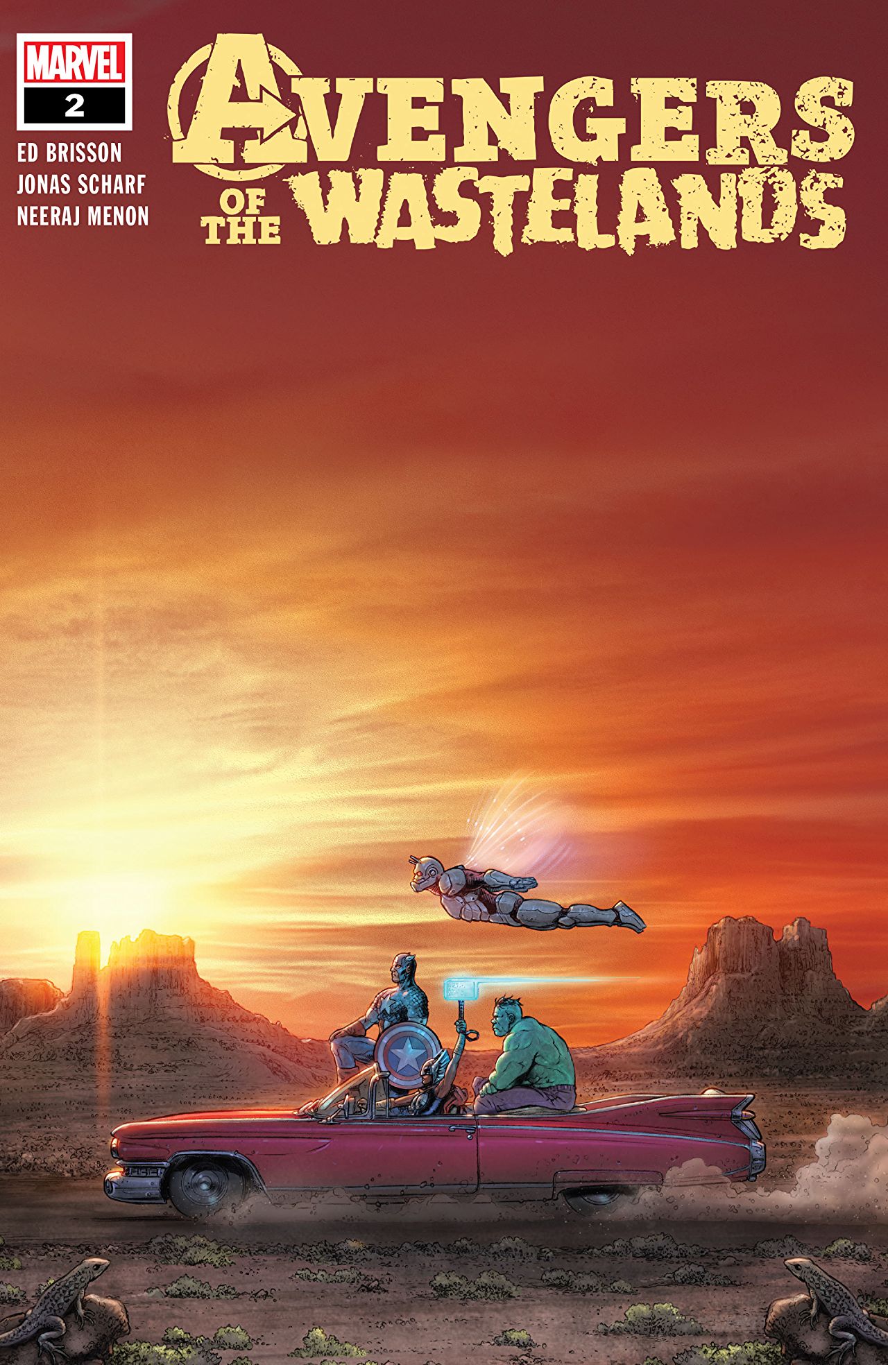 Avengers of the Wastelands book cover 1