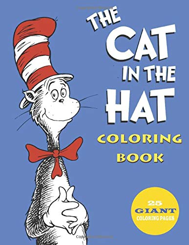 The Cat In The Hat Coloring Book: Amazing Cartoon Cat Coloring Book for ...