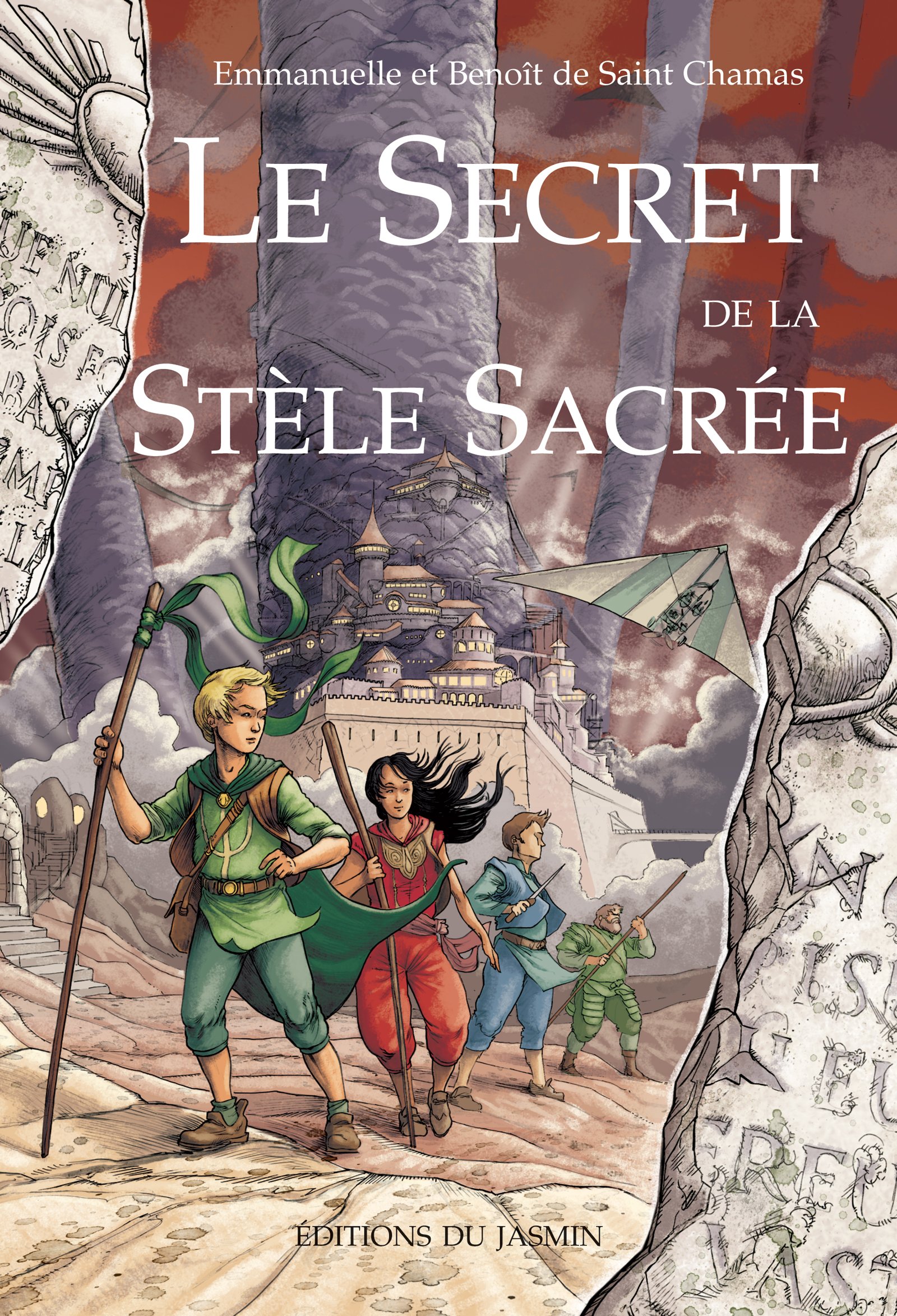 Le secret de la stèle sacrée book cover