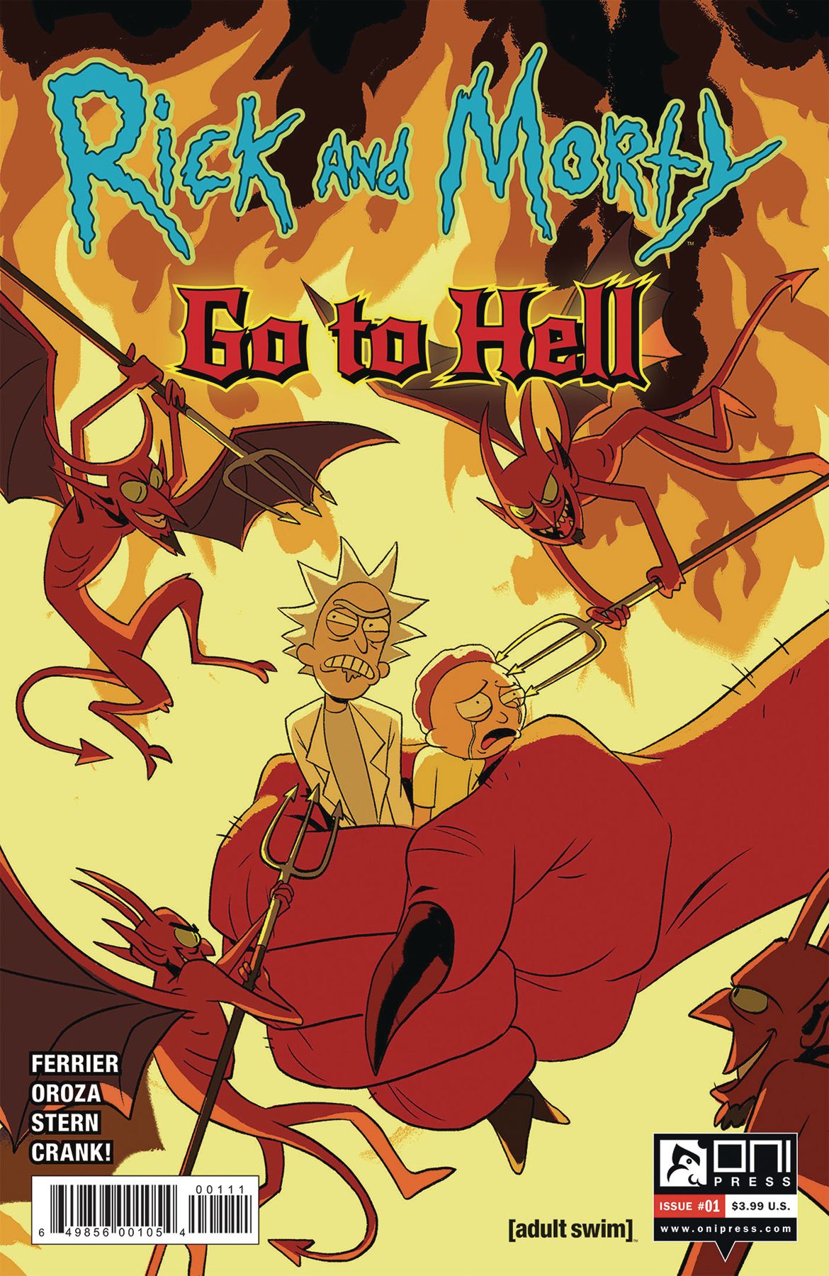 Rick and Morty: Go to Hell book cover 1