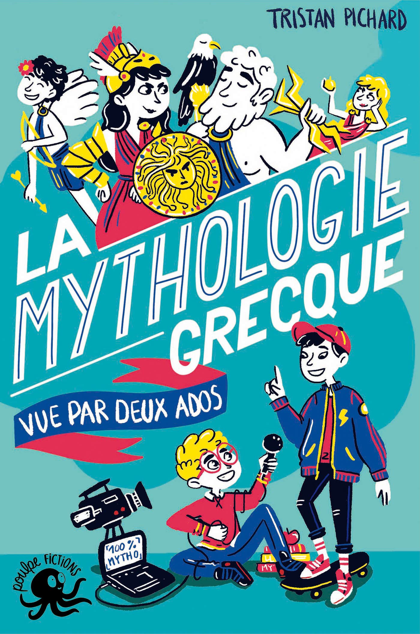 100 % Vrai - La Mythologie grecque vue par deux ados - Biographie romancée jeunesse - Dès 9 ans book cover
