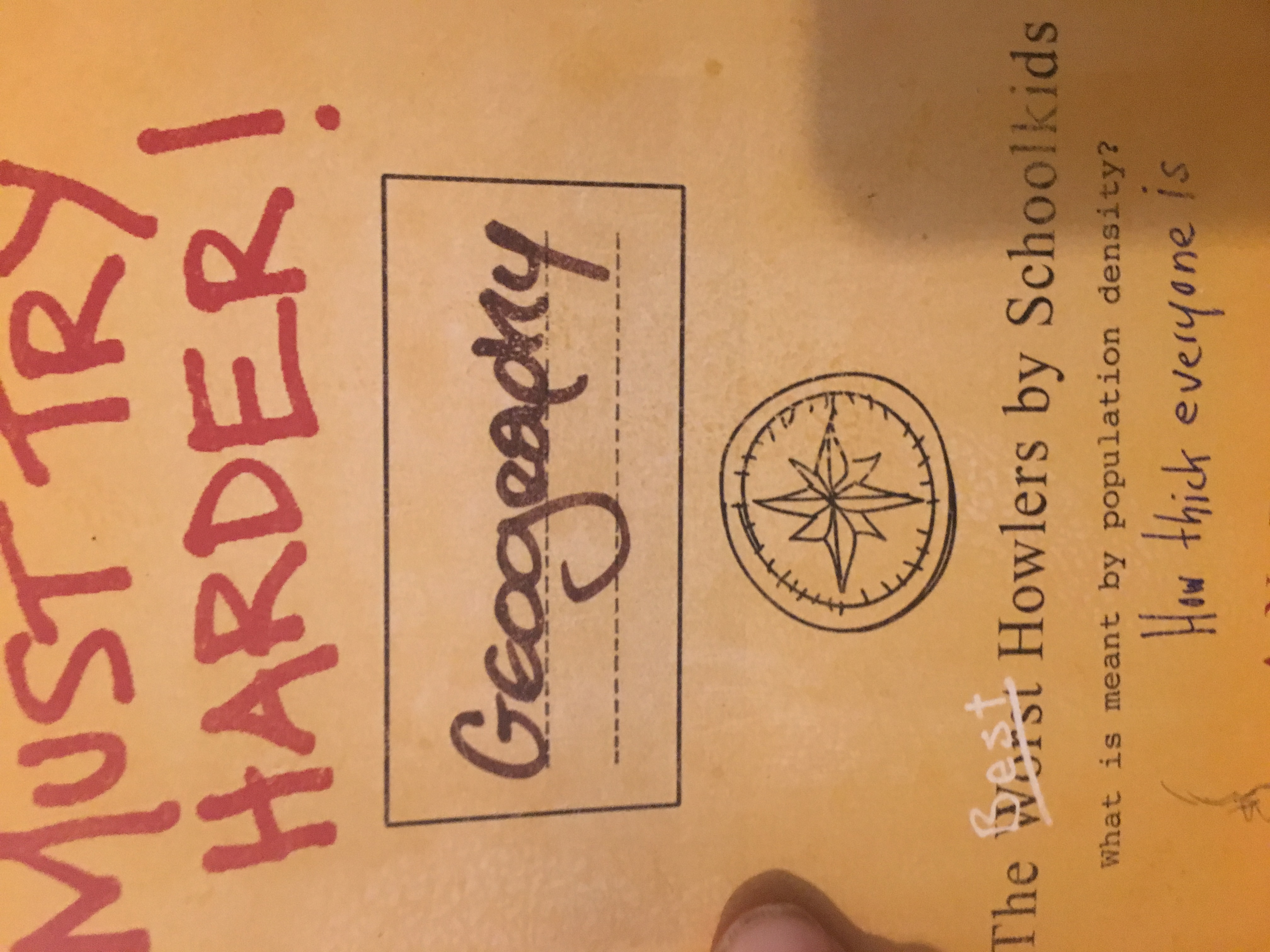 Must Try Harder: Geography by A.N. Teacher | Goodreads