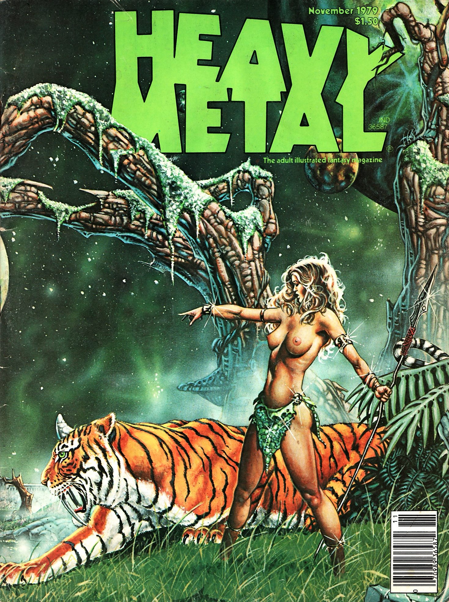 Heavy Metal, November 1979 book cover