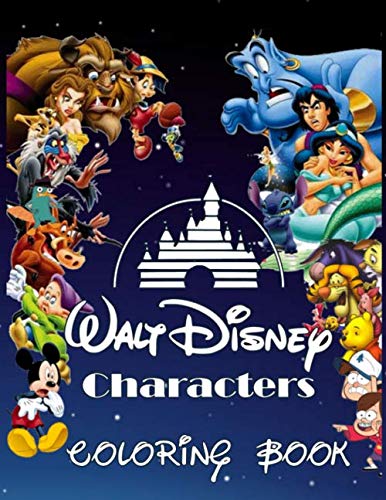 Disney Characters Coloring Book: Ultimate Disney Jumbo Coloring Book ...