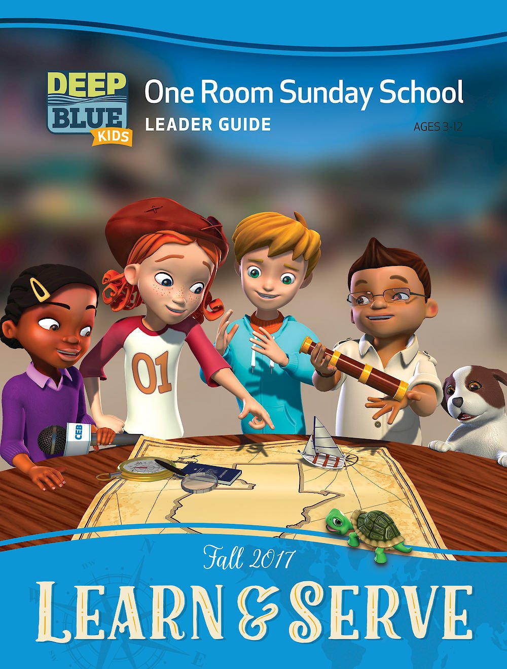 Deep Blue Kids Learn & Serve One Room Sunday School Extra Leader Guide