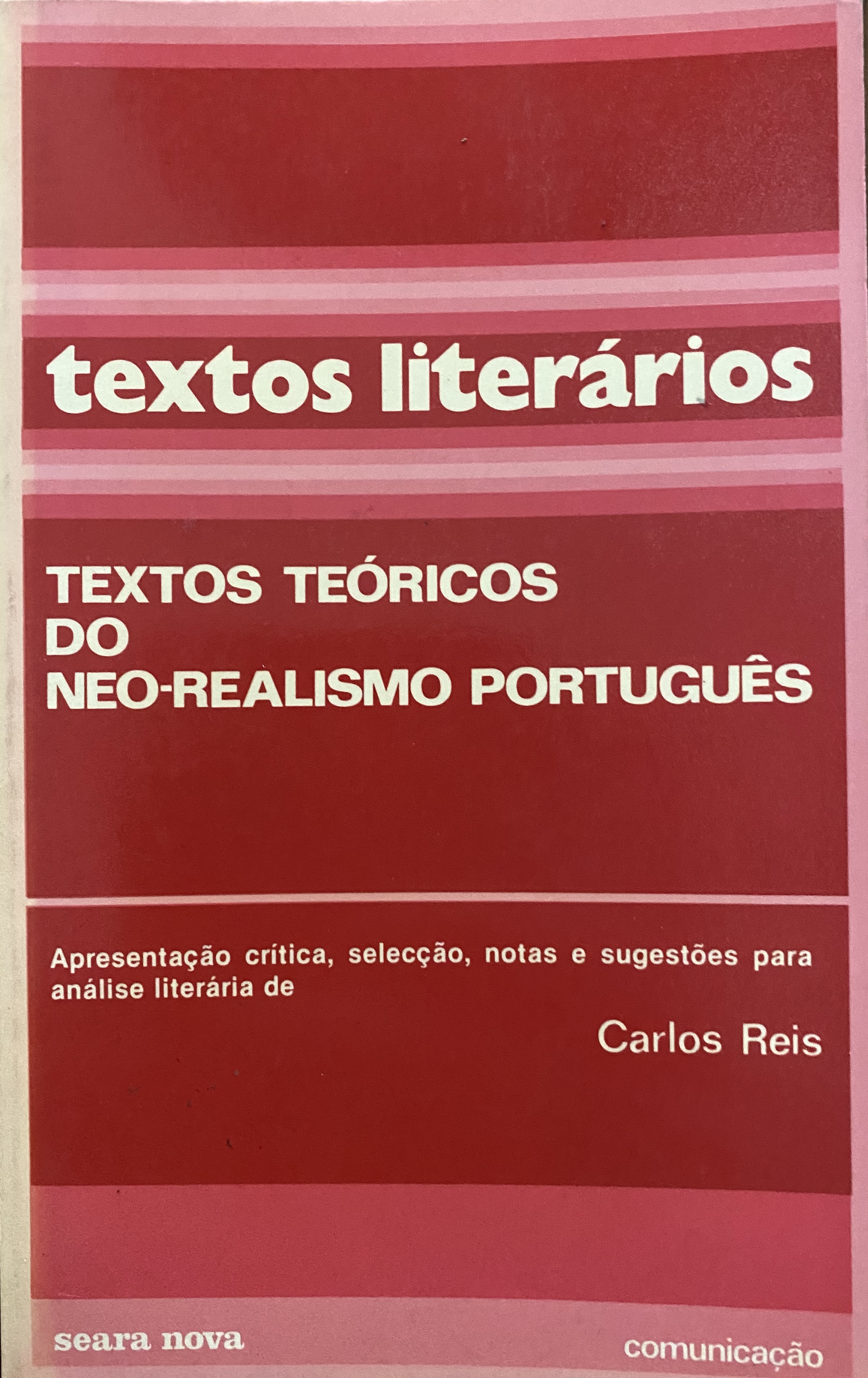 Textos Teóricos do Neo-Realismo Português book cover