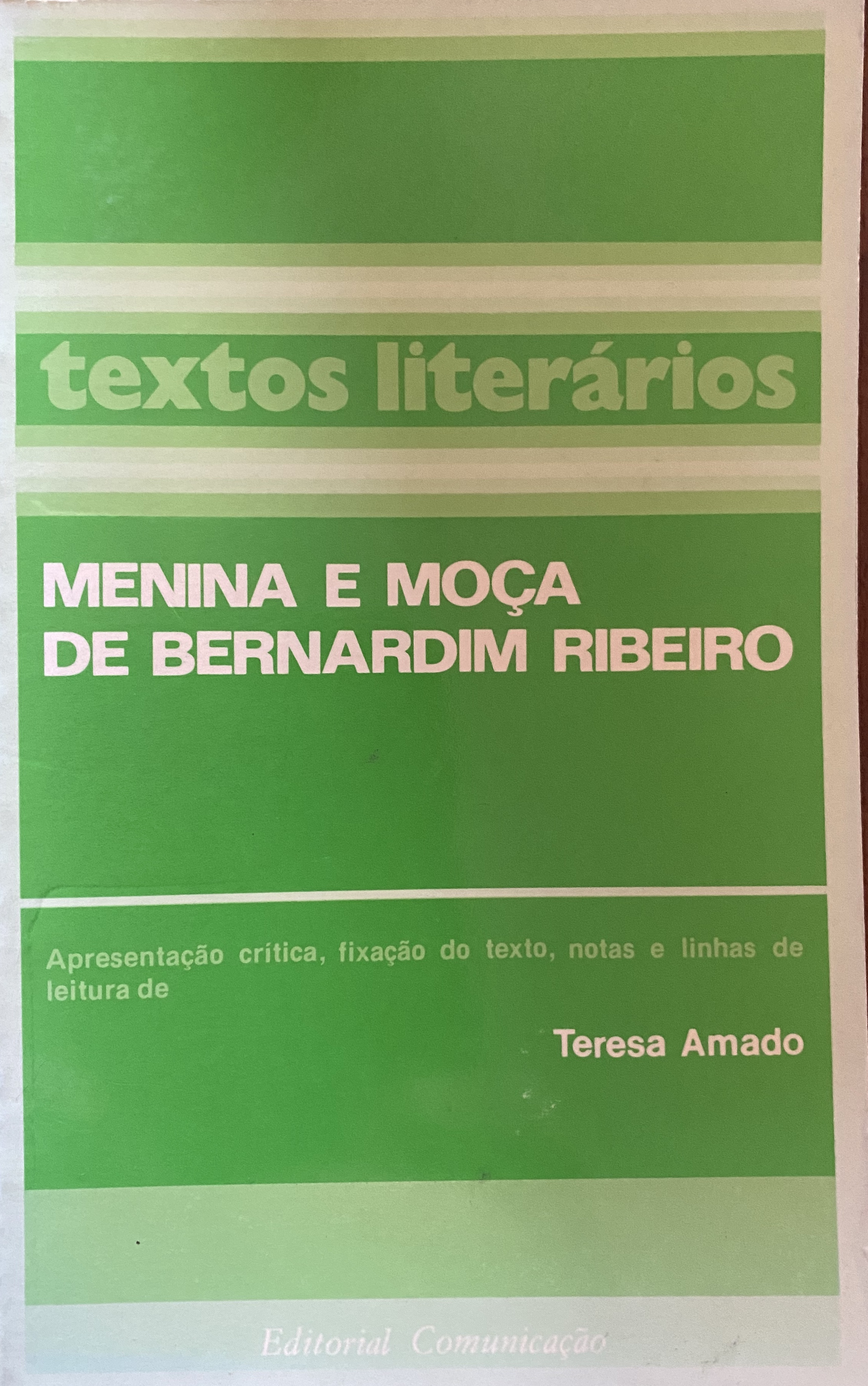 Menina e Moça de Bernardim Ribeiro book cover