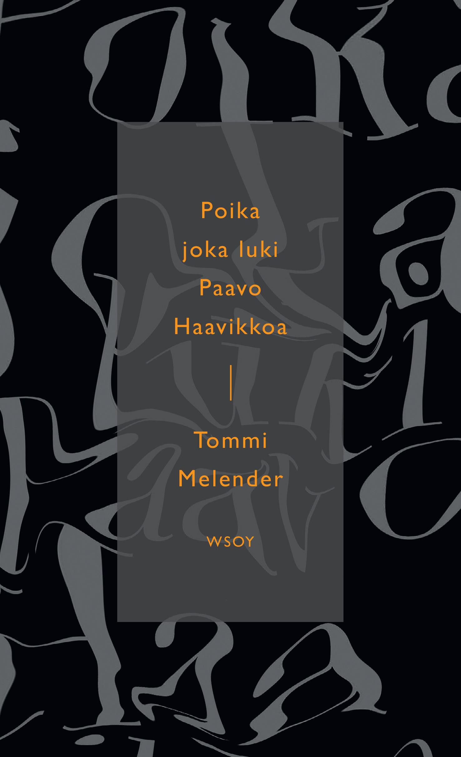 Poika joka luki Paavo Haavikkoa book cover