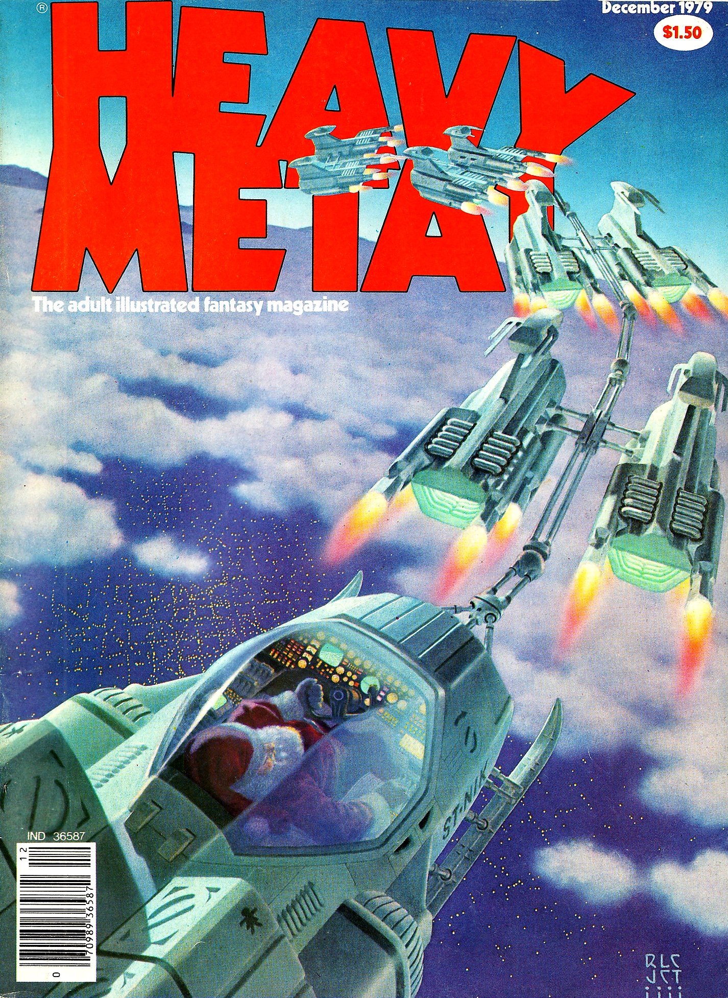 Heavy Metal, December 1979 book cover