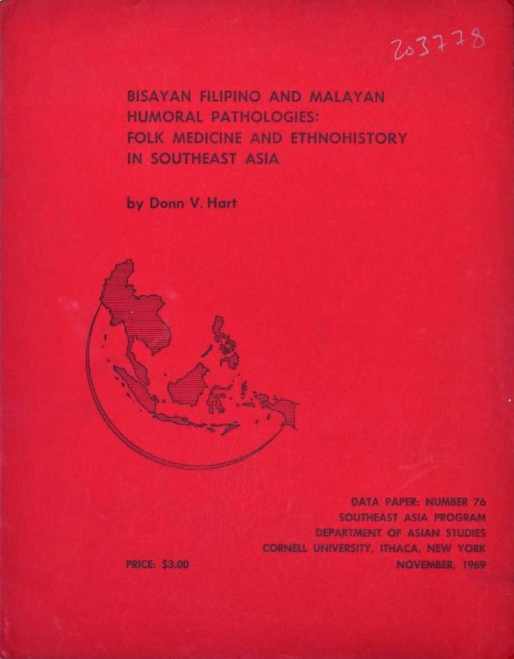 Bisayan Filipino And Malayan Humoral Pathologies book cover