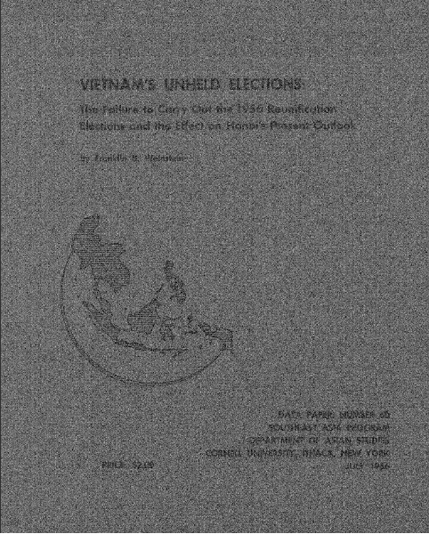Vietnam's Unheld Elections book cover