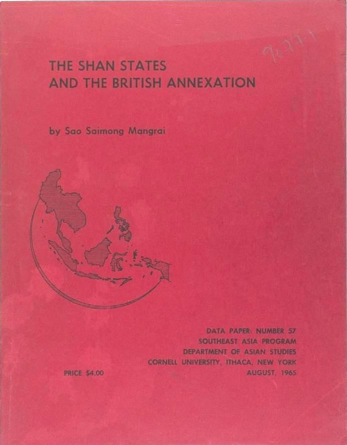 The Shan States And The British Annexation book cover
