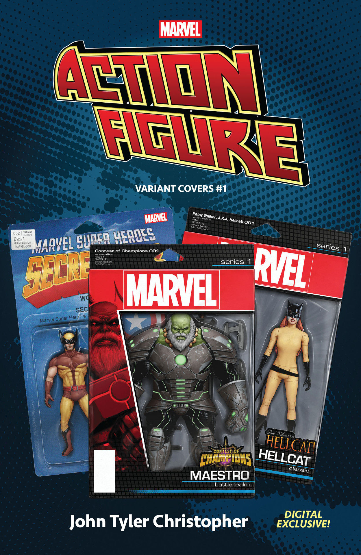 Marvel The Action Figure Variant Covers 1 by John Tyler Christopher