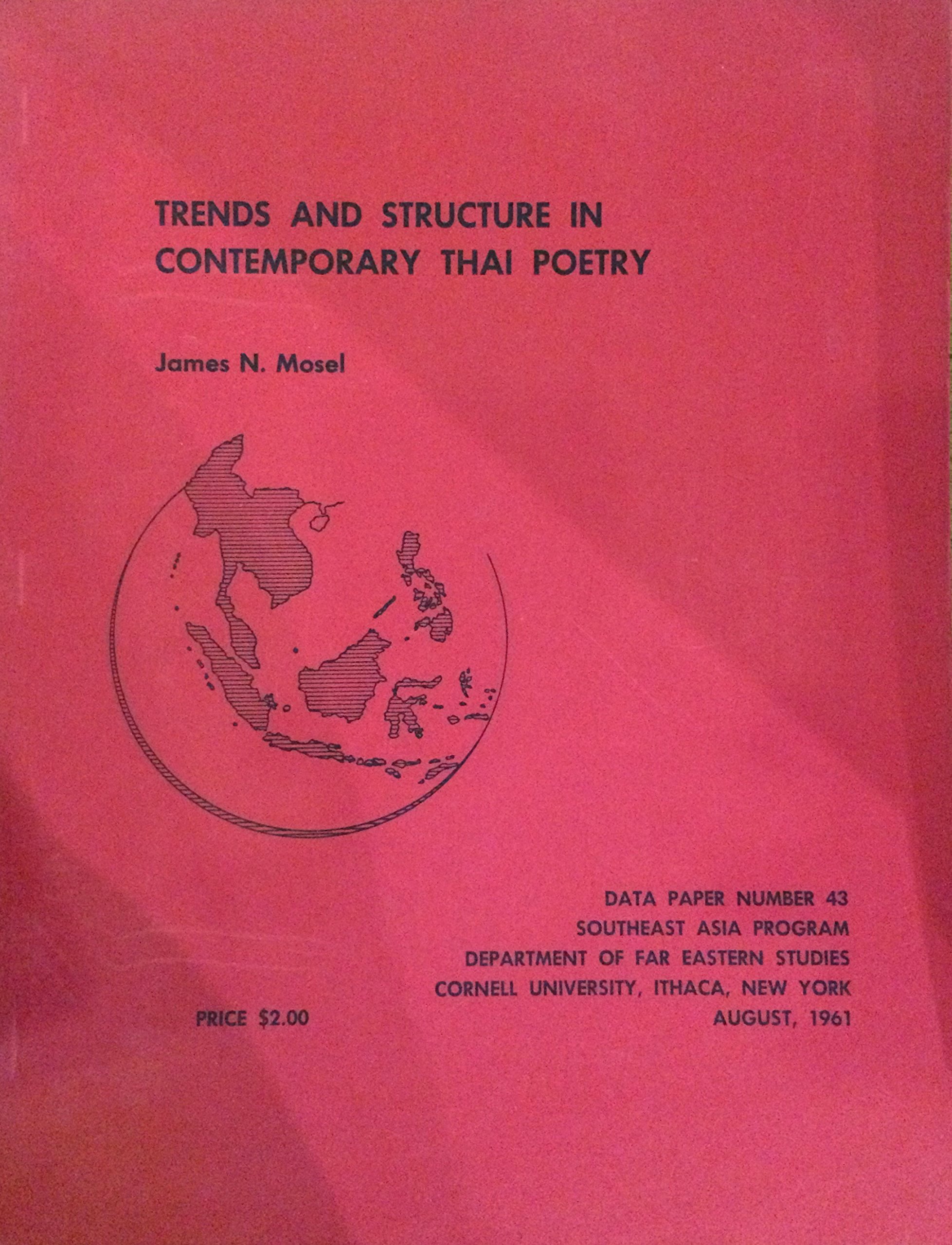 Trends And Structure In Contemporary Thai Poetry book cover