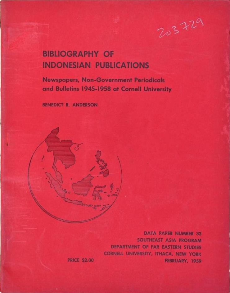 Bibliography Of Indonesian Publications book cover