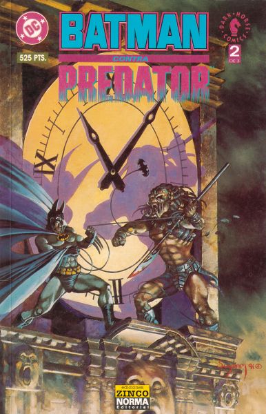 Batman versus Predator book cover 1