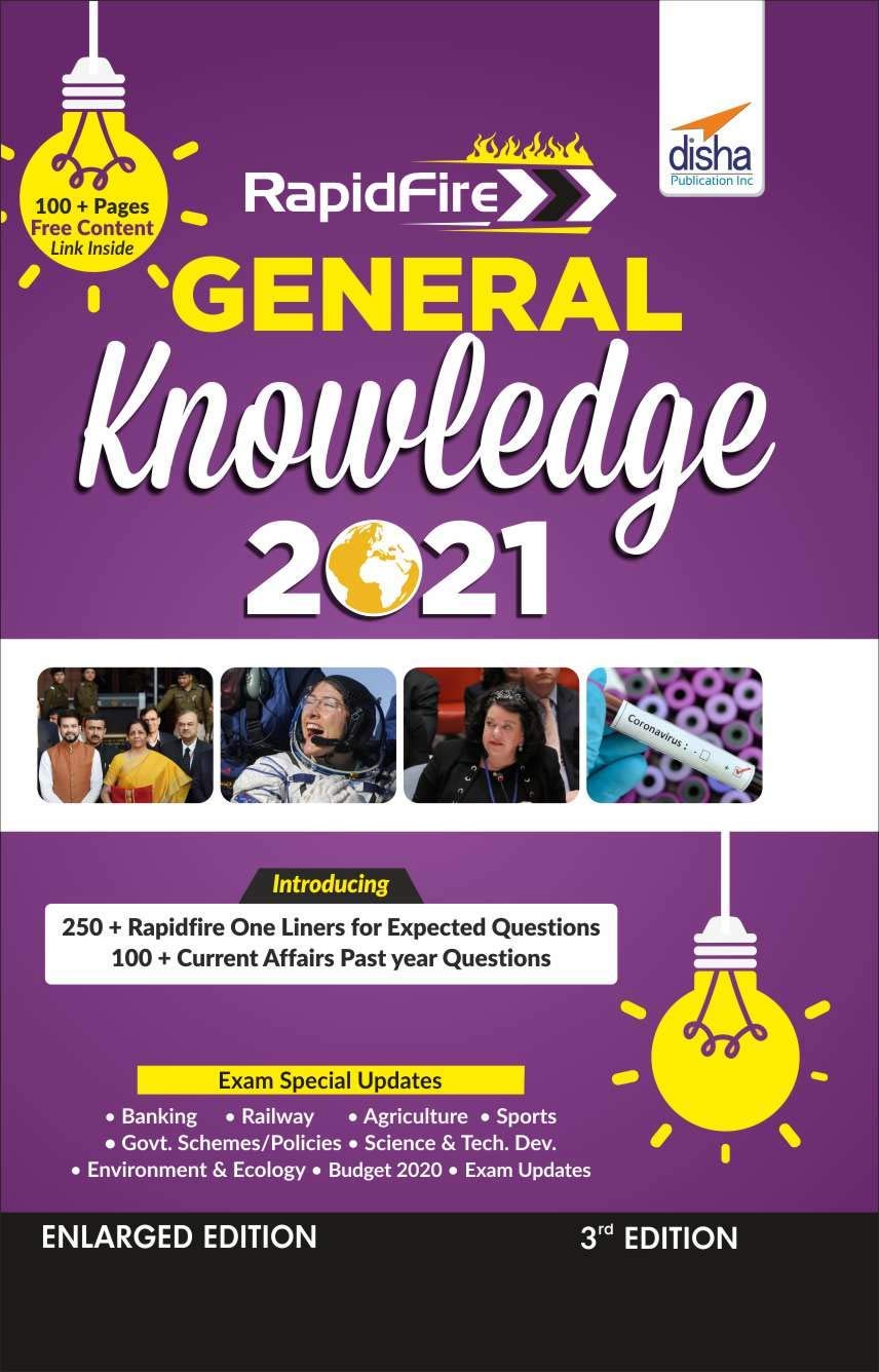 Rapid General Knowledge 2021 for Competitive Exams 3rd Edition by Disha ...