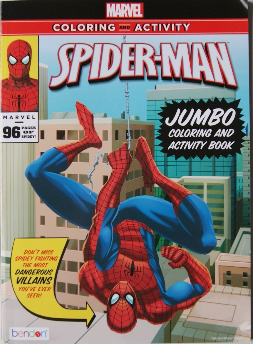 Spider-Man Jumbo Coloring and Activity Book by Bendon Publishing International | Goodreads