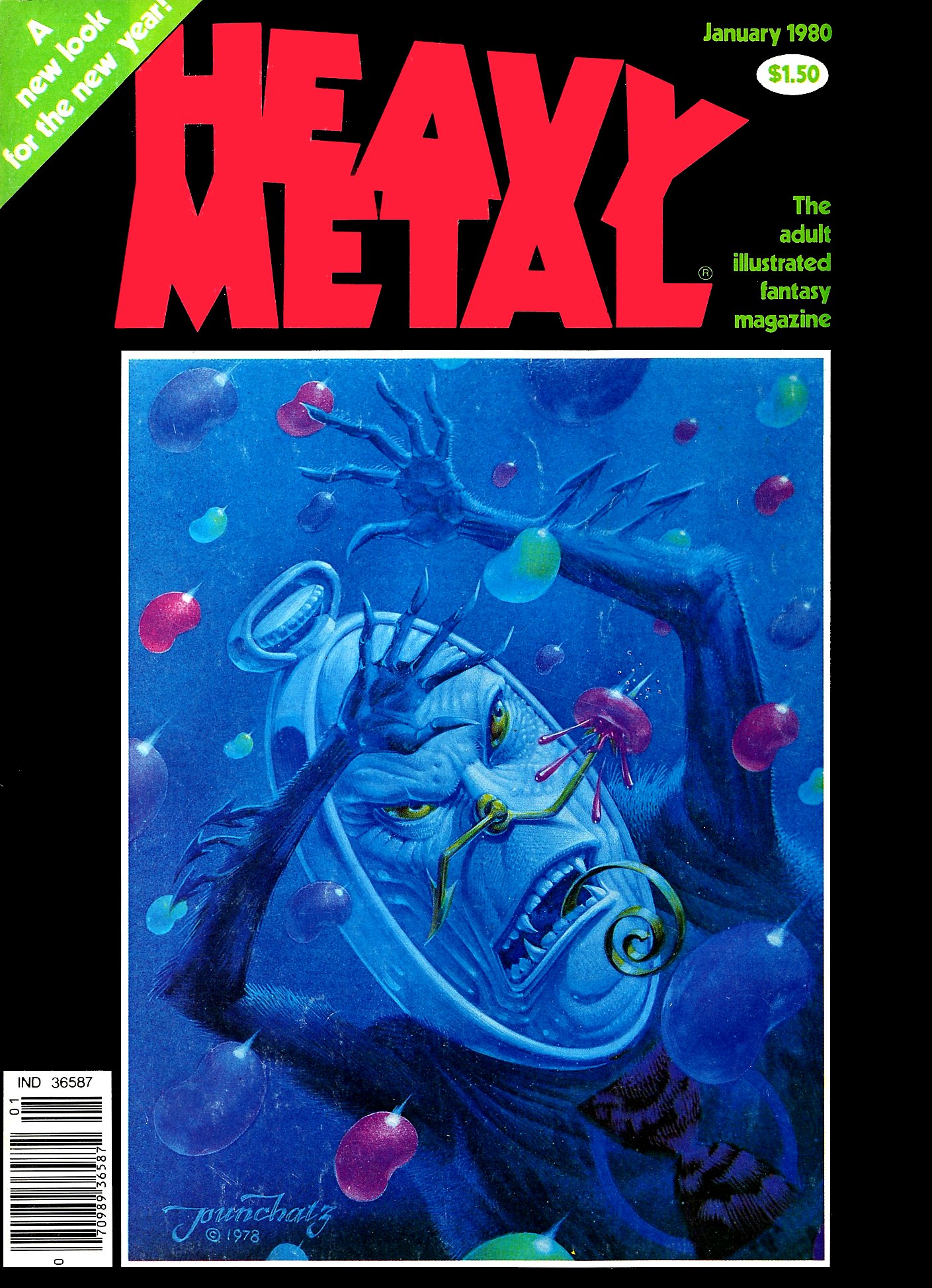 Heavy Metal, January 1980 book cover