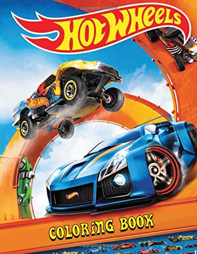 Hot Wheels Coloring Book: Great Coloring Book for Kids Ages 3 - 9 ...
