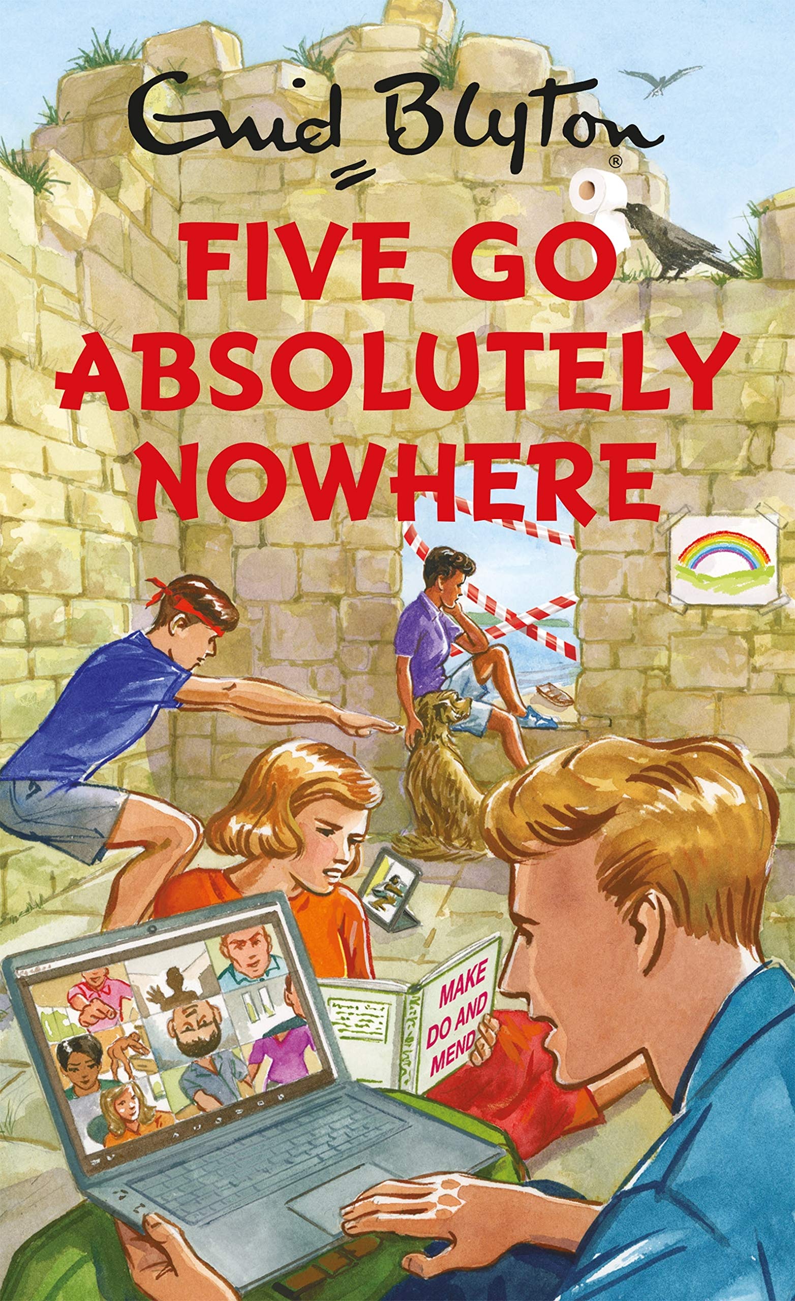 Five Go Absolutely Nowhere book cover