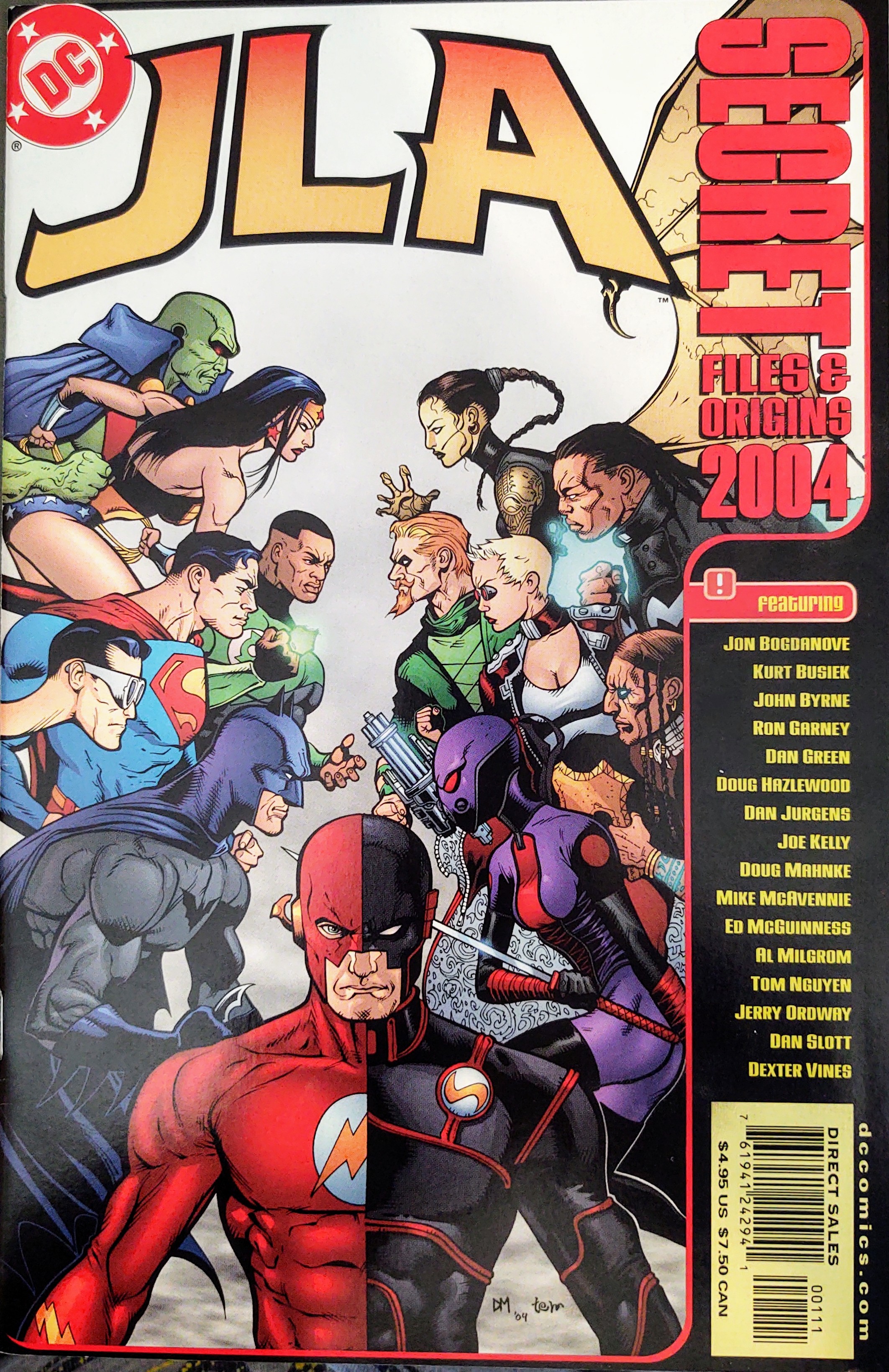 JLA Secret Files 2004 #1 book cover