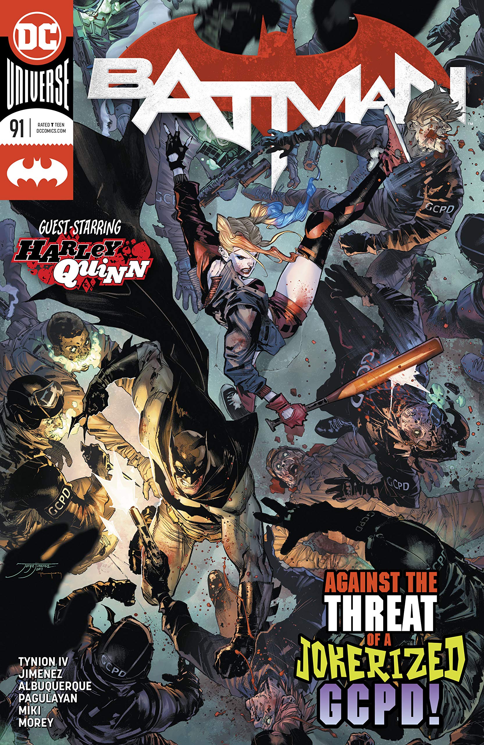 Batman (2016-) #91 book cover