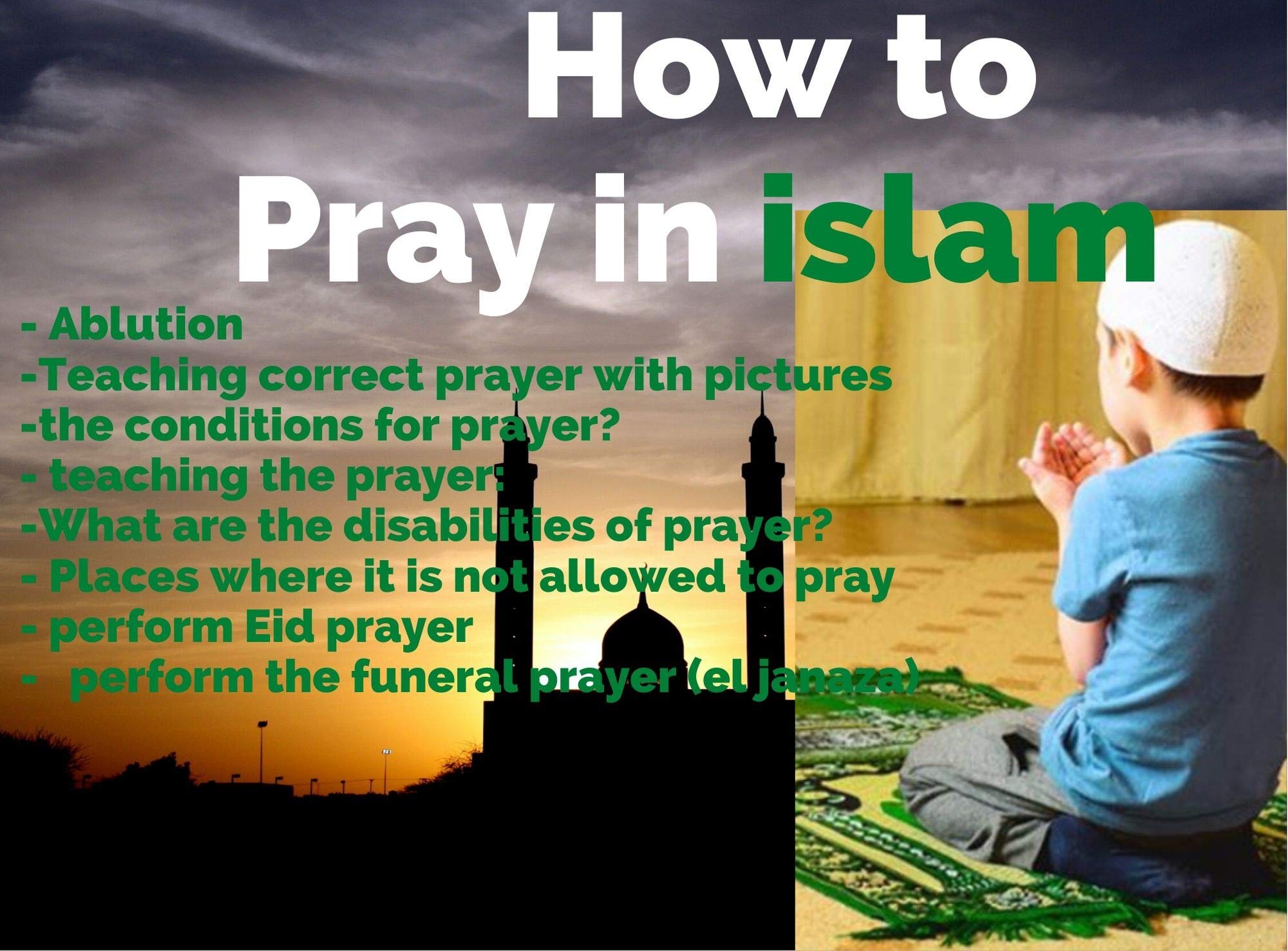 how to pray in islam Ablution Teaching Correct prayer with pictures