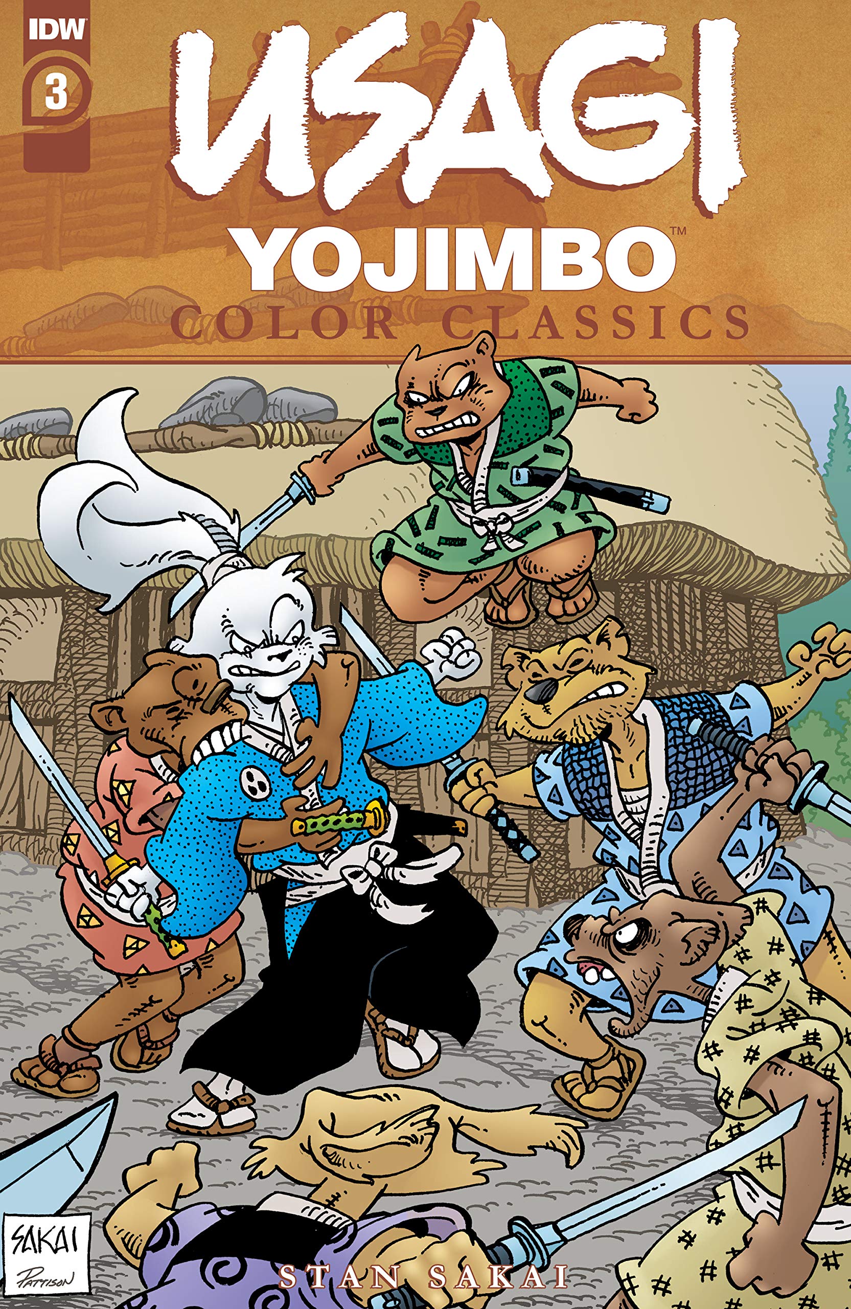 Usagi Yojimbo Color Classics #3 book cover