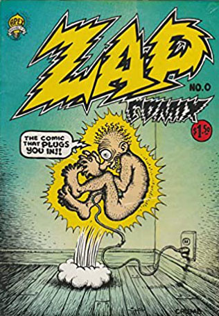 Zap Comix book cover 1