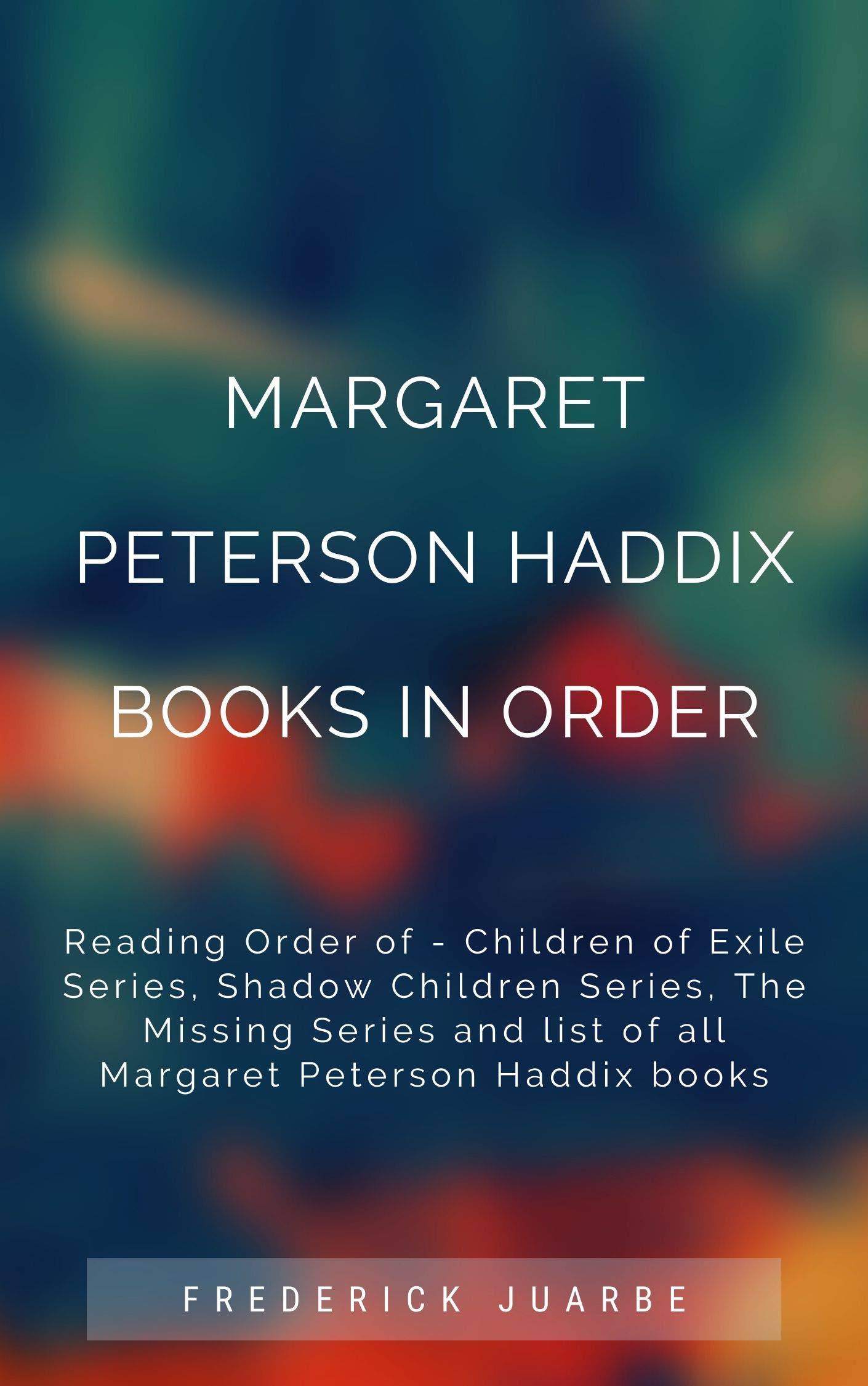 Margaret Peterson Haddix Books Reading Order Reading Order of