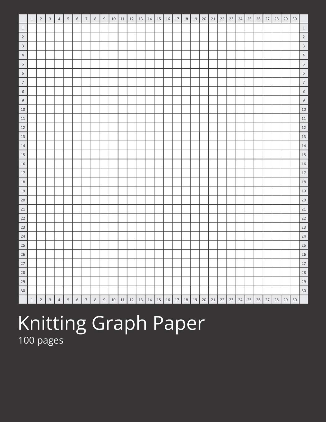 Knitting Graph Paper Knitting Graph Paper Journal by Iben Activity