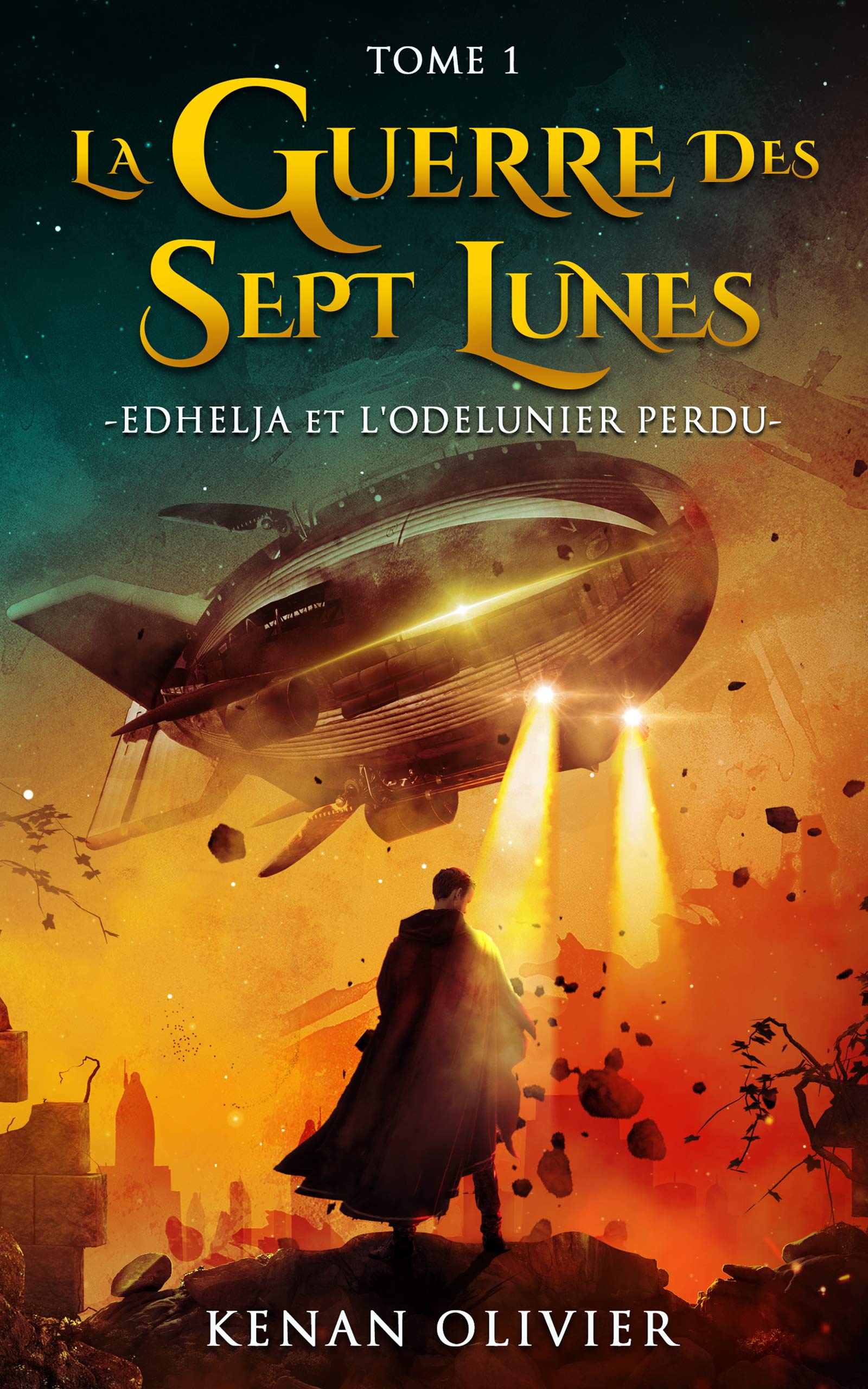 La Guerre des Sept Lunes: Edhelja et l'Odelunier Perdu (Tome 1) (La Guerre des Sept Lunes - Une Saga Fantastique et de Science Fiction.)