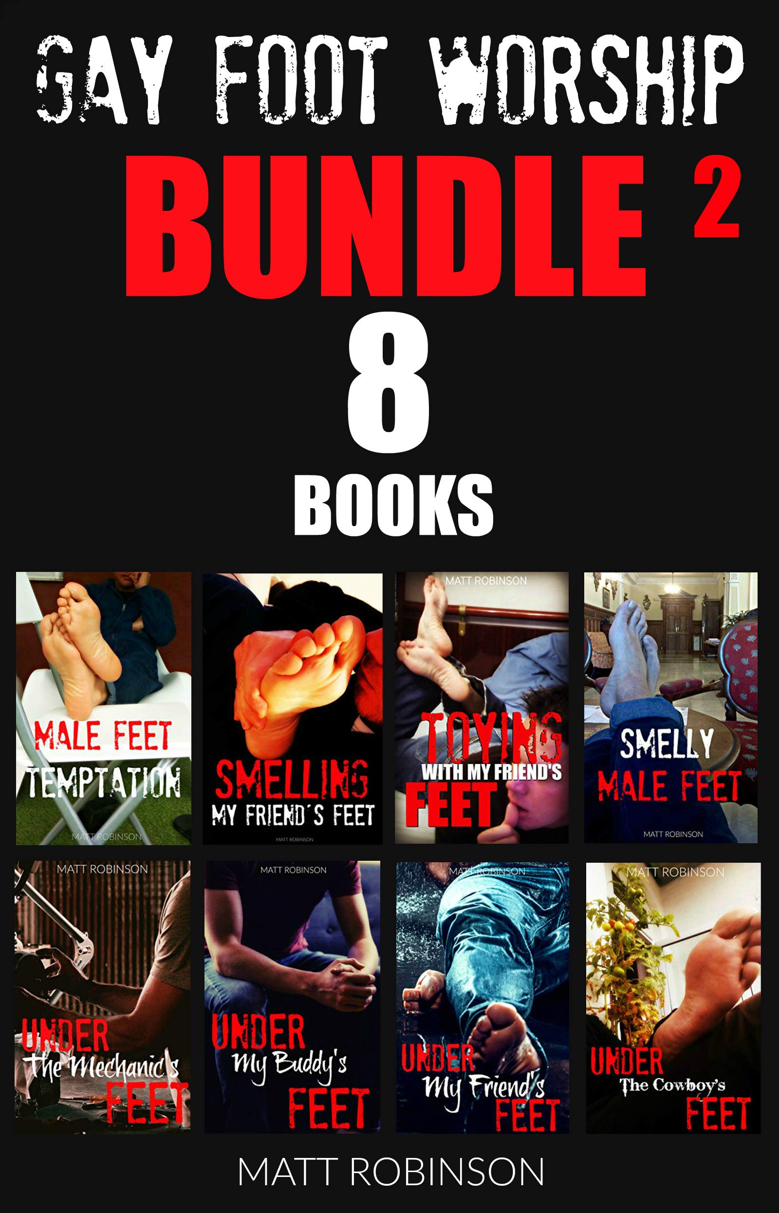 GAY FOOT WORSHIP BUNDLE N° 2 Male Feet Short Stories Collection by