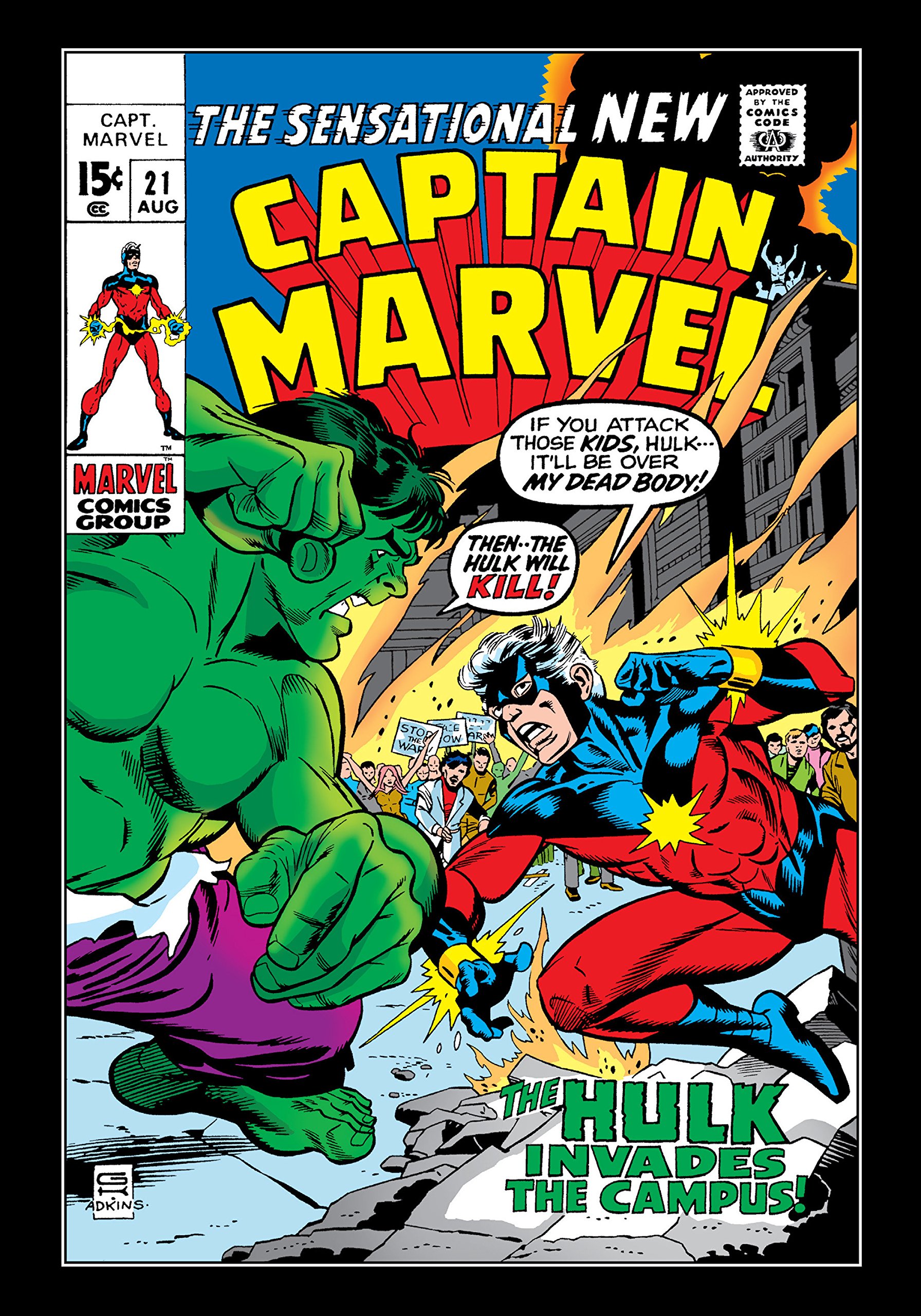 Captain Marvel #21 book cover