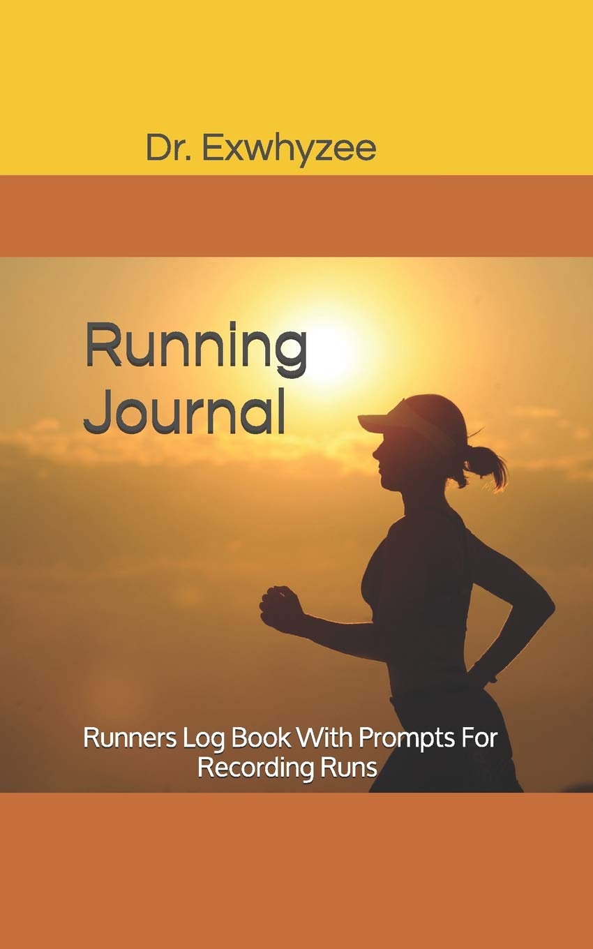 Running Journal Runners Log Book With Prompts For Recording Runs Gift For Him or Her by Dr