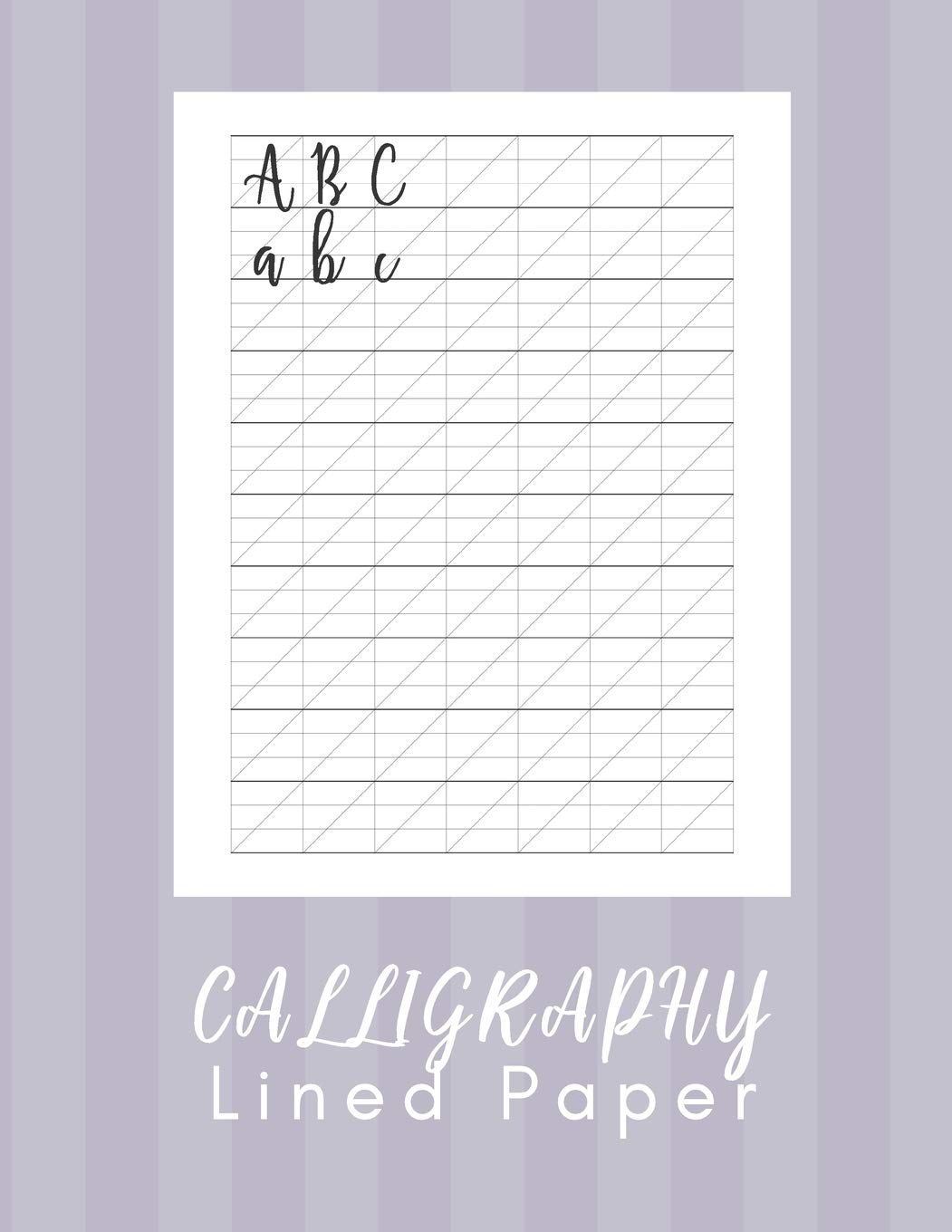 Calligraphy Lined Paper: Modern Calligraphy Practice Sheets - 160 sheet ...