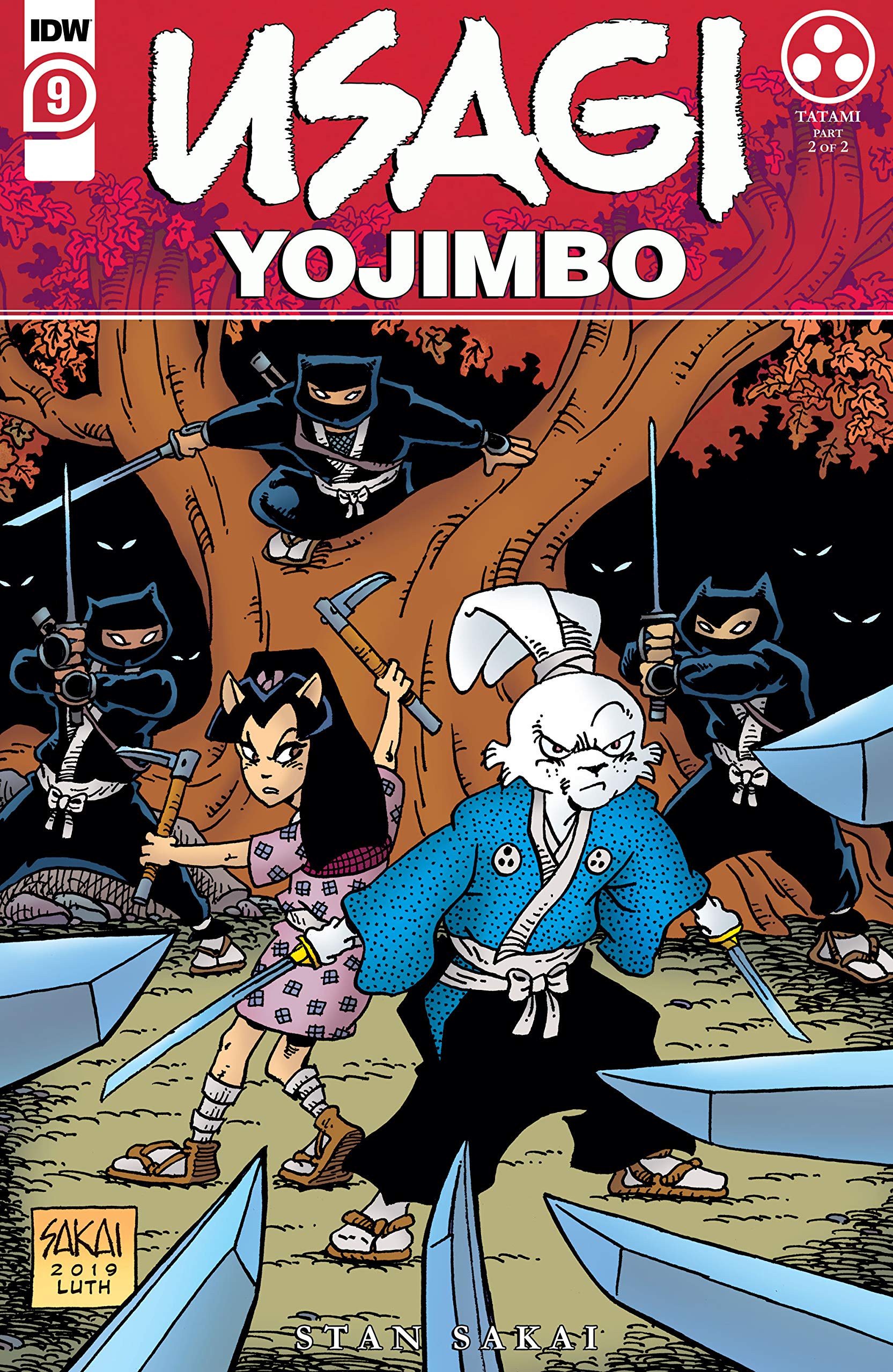 Usagi Yojimbo (2019-2022) #9 book cover